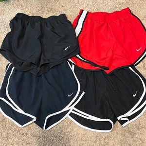 4 Piece Lot Nike Dri-Fit Shorts Small